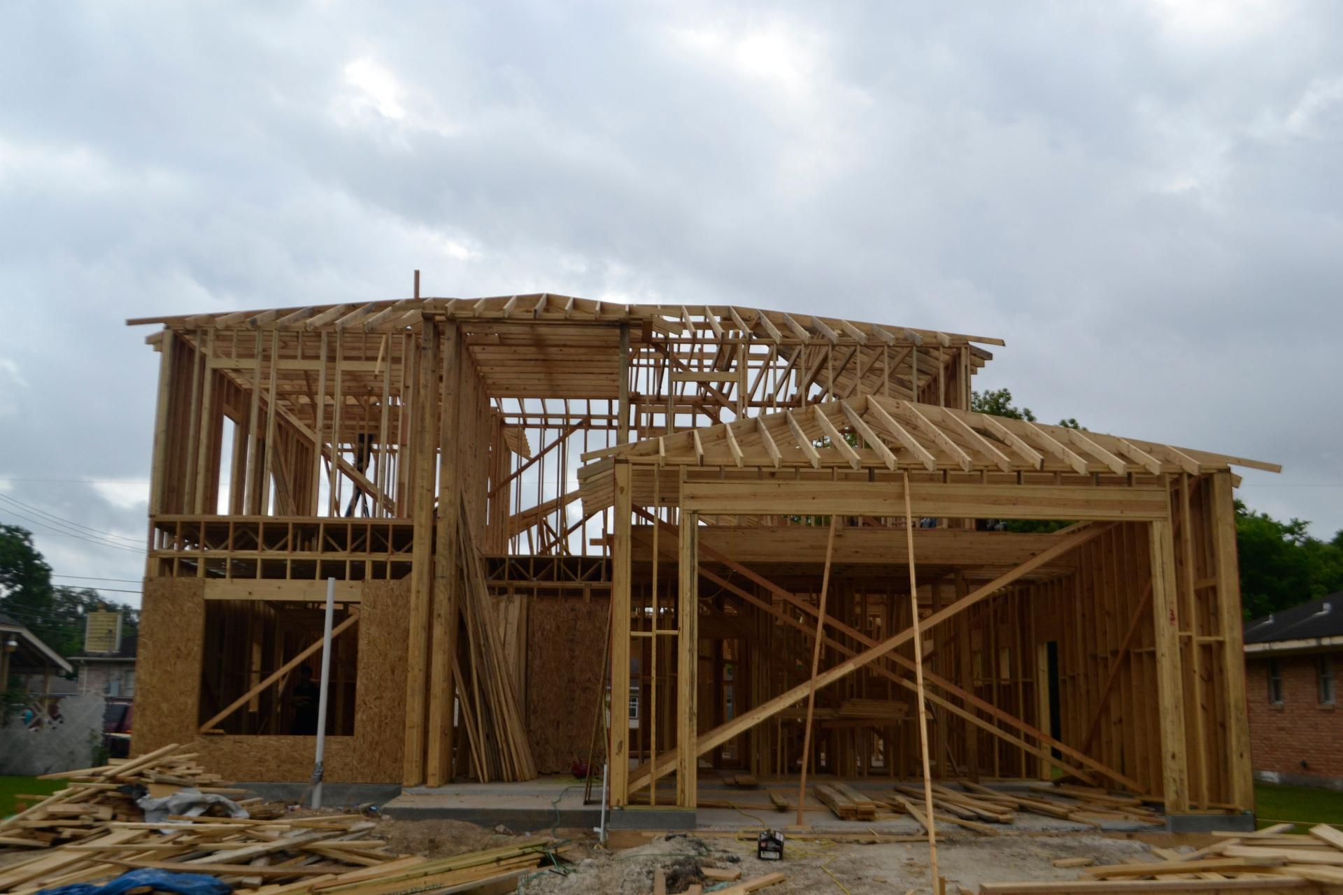 New Home Under Construction
